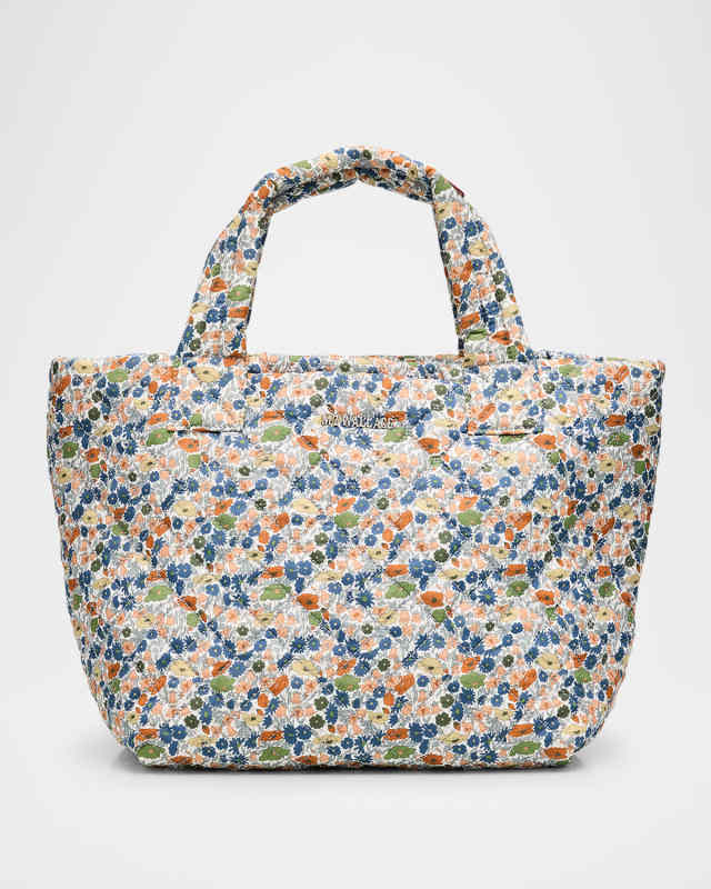 Metro Deluxe Flower Quilted Tote Bag